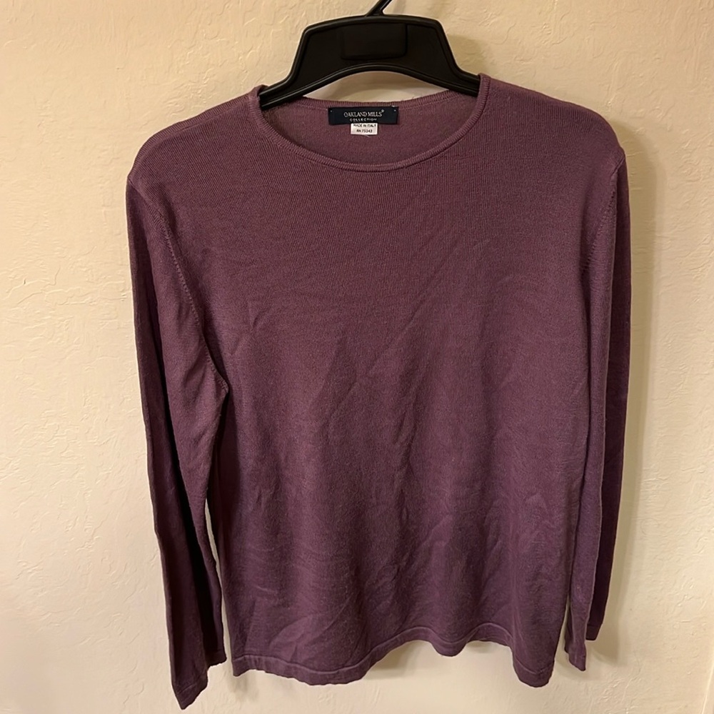 Purple Italian sweater. Size large